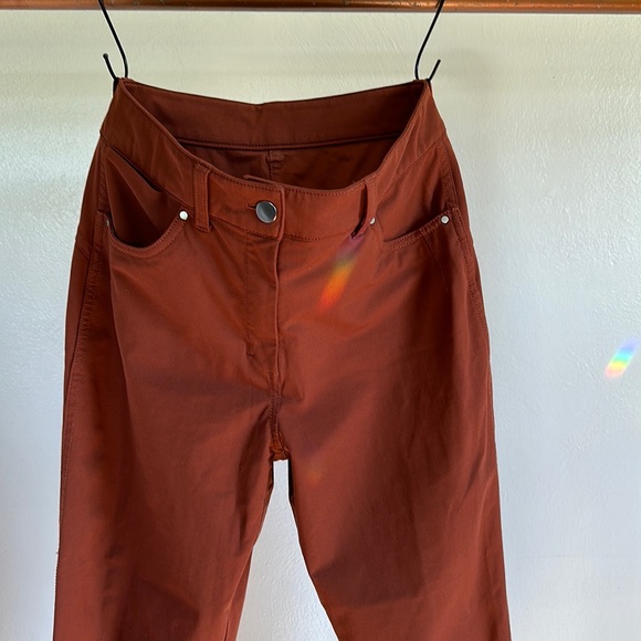 Lululemon sleek city pant, rust, size 2 - Picture 1 of 4